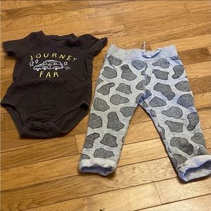 12/18 Months Pants and Onesie